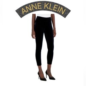 NWT ANNE KLEIN Velour Leggings XL